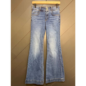 Pilcro Women's Flare & Wide Leg Jeans - Light Blue